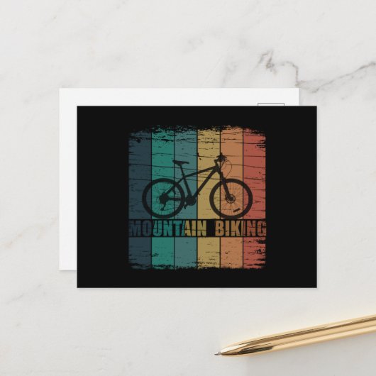 CARTES POUR FÊTES ANNUELLES VTT (Devant/Arrière en situation)