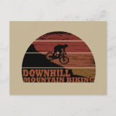 Cartes Pour Fêtes Annuelles VTT Downhill (Devant)