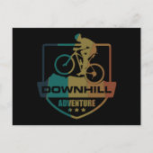 Cartes Pour Fêtes Annuelles VTT Downhill (Devant)