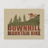 Cartes Pour Fêtes Annuelles VTT Downhill (Devant)