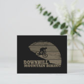 Cartes Pour Fêtes Annuelles VTT Downhill (Debout devant)