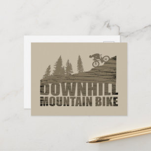 Cartes Pour Fêtes Annuelles VTT Downhill Vélos de Montagne