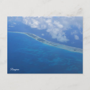 Cartes Pour Fêtes Annuelles Vue aérienne de Rangiroa