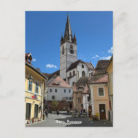 Vue attrayante de Sibiu, Roumanie sur un