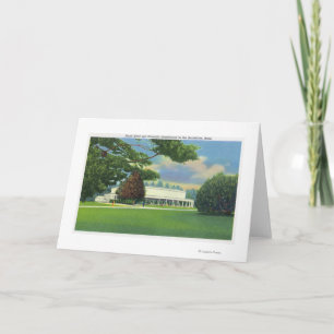 Cartes Pour Fêtes Annuelles Vue de la musique Tanglewood Shed and Grounds