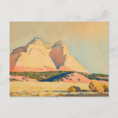 Cartes Pour Fêtes Annuelles Vue du Mont Carmel, Utah par Maynard Dixon (Devant)