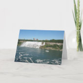Cartes Pour Fêtes Annuelles Vue sur les chutes : Niagara HappyHolidays Happy H (Dos)