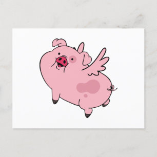 Cartes Pour Fêtes Annuelles Waddles Gravity Falls Volant