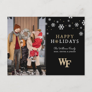 Cartes Pour Fêtes Annuelles Wake Forest University Wordmark