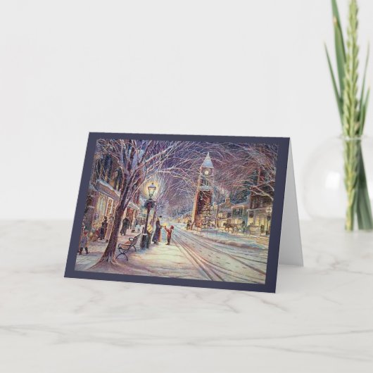 Cartes Pour Fêtes Annuelles Walk de Christmas (Devant)