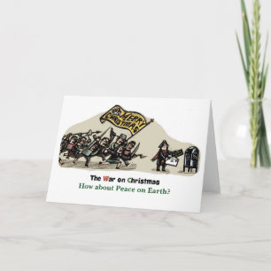 Cartes Pour Fêtes Annuelles War on Christmas - Que diriez-vous de Peace on Ear