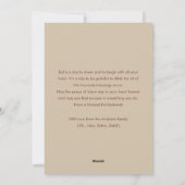 Cartes Pour Fêtes Annuelles Warm Earth Tone Watercolor Mosque Eid Mubarak Card (Dos)