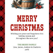 Cartes Pour Fêtes Annuelles Warm highland cow greeting card editable design