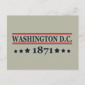 Cartes Pour Fêtes Annuelles Washington (Devant)