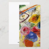 Cartes Pour Fêtes Annuelles Wassily Kandinsky - Lignes noires (Devant / Derrière)