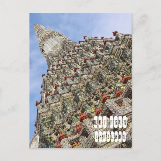 Cartes Pour Fêtes Annuelles Wat Arun en Thaïlande (Devant)