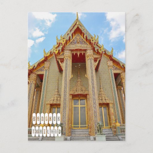 Cartes Pour Fêtes Annuelles Wat Ratchabophit à Bangkok (Devant)