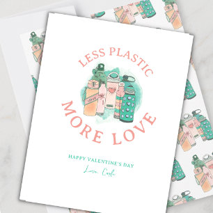 Cartes Pour Fêtes Annuelles Water Bottles Environmentally Friendly Valentine