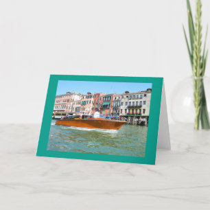 Cartes Pour Fêtes Annuelles Water-taxi à Venise