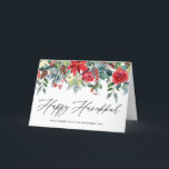 Cartes Pour Fêtes Annuelles Watercolor Festive Floral Garland Happy Hanoukka<br><div class="desc">Watercolor Festive Floral Garland Happy Hanoukka Card | Envoyez vos salutations Hanoukka à votre famille et à vos amis avec cette carte Hanoukka florale. Il présente des illustrations d'aquarelle rose, poinsettias, hollies, aiguilles de pin, pinecones et autres accents festifs. Personnalisez cette carte de vacances botanique en ajoutant vos propres textes...</div>