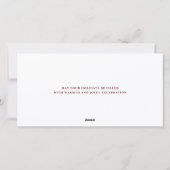 Cartes Pour Fêtes Annuelles Watercolor Houses (Dos)