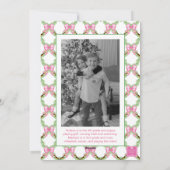 Cartes Pour Fêtes Annuelles Watercolor Preppy Leopard Garland Christmas (Dos)