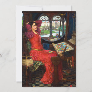 Cartes Pour Fêtes Annuelles Waterhouse I Am Half-Sick of Shadows