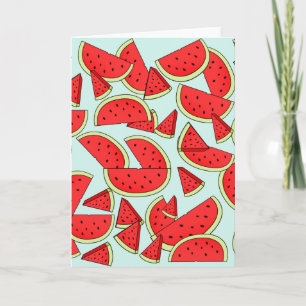 Cartes Pour Fêtes Annuelles Watermelon greeting cards Birthdays ou holidays