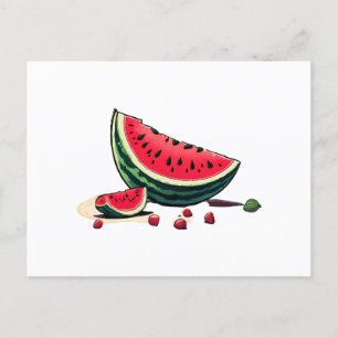 Cartes Pour Fêtes Annuelles Watermelon Palestine