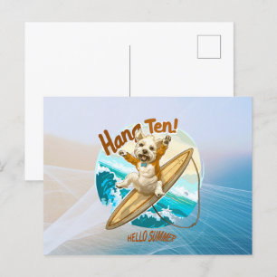 Cartes Pour Fêtes Annuelles Waves & Woofs Woofs
