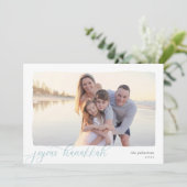 Cartes Pour Fêtes Annuelles Wavy (homonymie) | Simple Photo horizontale Hanukk (Debout devant)