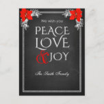 Cartes Pour Fêtes Annuelles We wish you peace love & joy<br><div class="desc">We wish you peace love & joy</div>