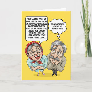Cartes Pour Fêtes Annuelles Wedding Anniversary For Older Couple Humor