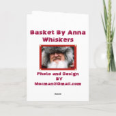 Cartes Pour Fêtes Annuelles Wedding Basket Greeting (Dos)