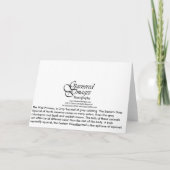 Cartes Pour Fêtes Annuelles Wee Princess (Dos)