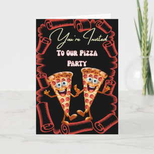 Cartes Pour Fêtes Annuelles Week-end fête de la pizza