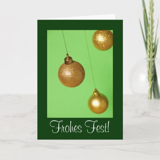 Cartes Pour Fêtes Annuelles Weihnachtskarte (Devant)