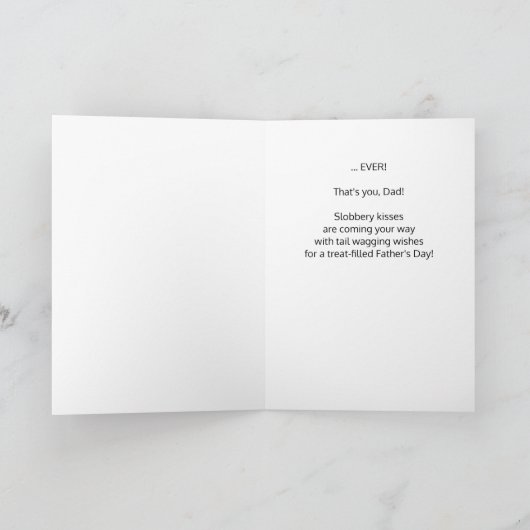 Cartes Pour Fêtes Annuelles Weimaraner Chien Coolest Papa Fête des pères (Intérieur)