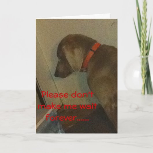 Cartes Pour Fêtes Annuelles Weimaraner Valentine (Devant)