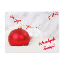 Wesołych Świąt Joyeux Noël en polonais