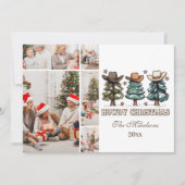 Cartes Pour Fêtes Annuelles Western Howdy Christmas 5 photo (Devant)