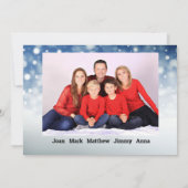 Cartes Pour Fêtes Annuelles Western Ranch scene with Santa and Reindeer (Dos)