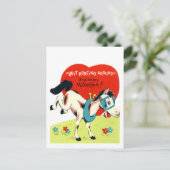 Cartes Pour Fêtes Annuelles Western Valentine Card (2) (Debout devant)