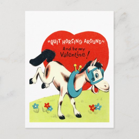 Cartes Pour Fêtes Annuelles Western Valentine Card (2) (Devant)