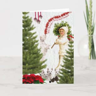Cartes Pour Fêtes Annuelles Westie Ayez-vous un joyeux petit Noël