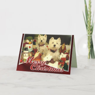 Cartes Pour Fêtes Annuelles Westie Toyland