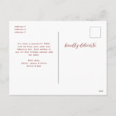 Cartes Pour Fêtes Annuelles What a Year Script Christmas Multi Photo Collage (Dos)