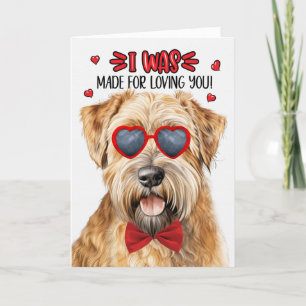 Cartes Pour Fêtes Annuelles Wheaten Terrier Chien fait pour vous aimer Valenti
