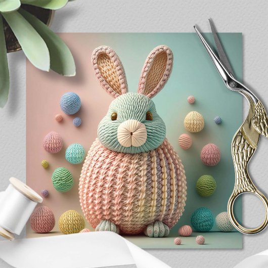 Cartes Pour Fêtes Annuelles Whimsical Cute Bunny Easter