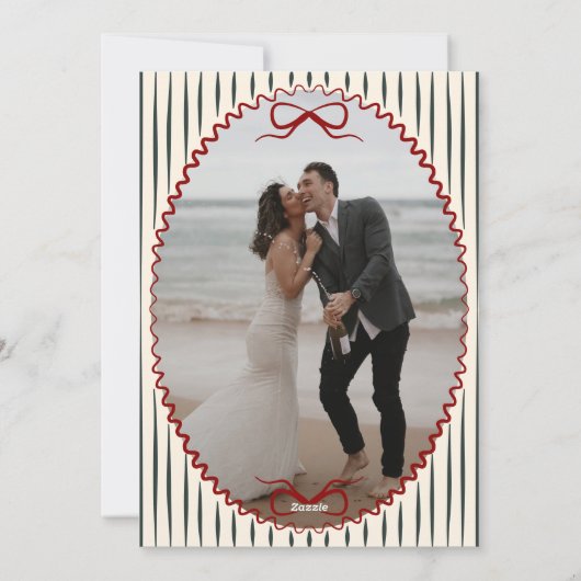 Cartes Pour Fêtes Annuelles Whimsical Hand Drawn Doodles Christmas Photo (Dos)